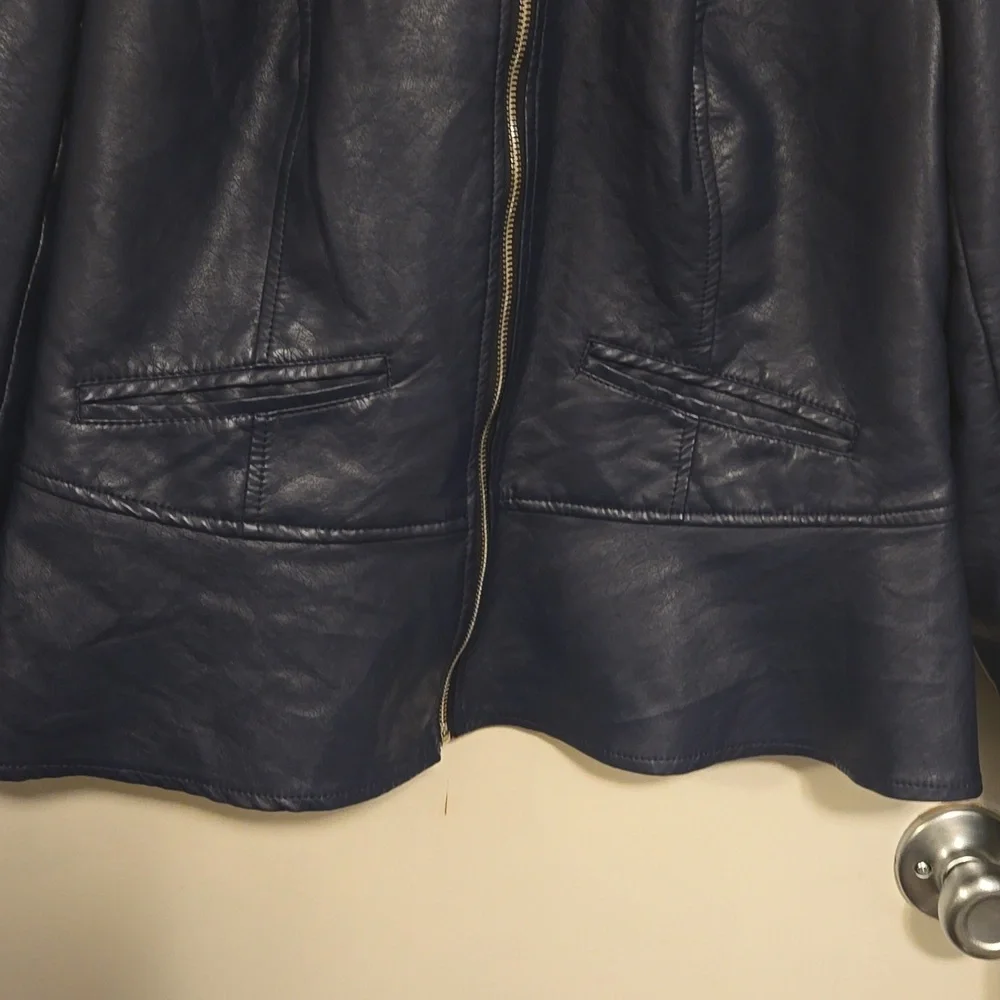 Large navy blue jacket